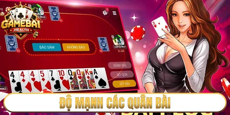 Cấu trúc độ mạnh các quân bài trong sâm lốc