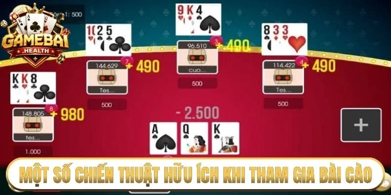 Một số chiến thuật hữu ích khi tham gia bài cào